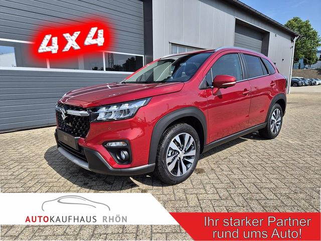 Suzuki S-Cross - Comfort+ 129PS MHEV 4x4 ALLGRIP 1.4 Boosterjet Teilleder Navi Klimaautomatik Sitzheizung ACC PDC v+h 4x Kamera Suzuki-Radio Apple CarPlay Android Auto Touchscreen 2xKeyless 17-LM