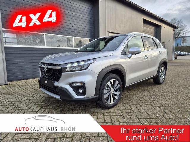 Suzuki S-Cross - Comfort+ 110PS Automatik MHEV 4x4 ALLGRIP 1.4 Boosterjet Allrad Teilleder Navi Klimaautomatik Sitzheizung ACC PDC v+h 4x Kamera Suzuki-Radio Apple CarPlay Android Auto Touchscreen 2xKeyless 17-LM