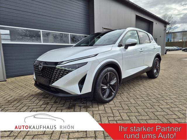 Nissan Qashqai - 1.3 DIG-T MHEV 140PS Tekna Voll-Leder Klimaautomatik PanoGlasdach Sitzheizung Lenkradheizung Navi Head-Up Display elektr. Heckklappe ACC PDC v+h 360&deg;Kamera DAB Bluetooth Touchscreen Apple CarPlay Android Auto 19"LM