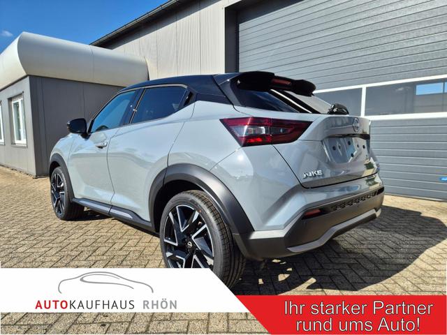 Nissan Juke - 1.0 DIG-T 114PS N-Design Automatik Teil-Leder Klimaautomatik Sitzheizung Lenkradheizung PDC v+h R&uuml;ckf.Kamera Navi 19"LM Bluetooth Touchscreen Apple CarPlay Android Auto