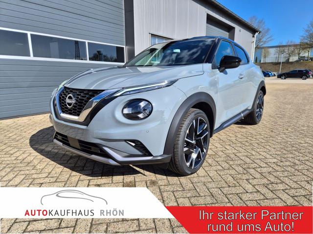 Nissan Juke - 1.0 DIG-T 114PS N-Design Automatik Teil-Leder Klimaautomatik Sitzheizung Lenkradheizung PDC v+h R&uuml;ckf.Kamera Navi 19"LM Bluetooth Touchscreen Apple CarPlay Android Auto