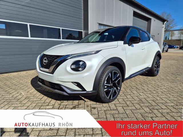 Nissan Juke - 1.0 DIG-T 114PS N-Design Automatik Teil-Leder Klimaautomatik Sitzheizung Lenkradheizung PDC v+h R&uuml;ckf.Kamera Navi 19"LM Bluetooth Touchscreen Apple CarPlay Android Auto