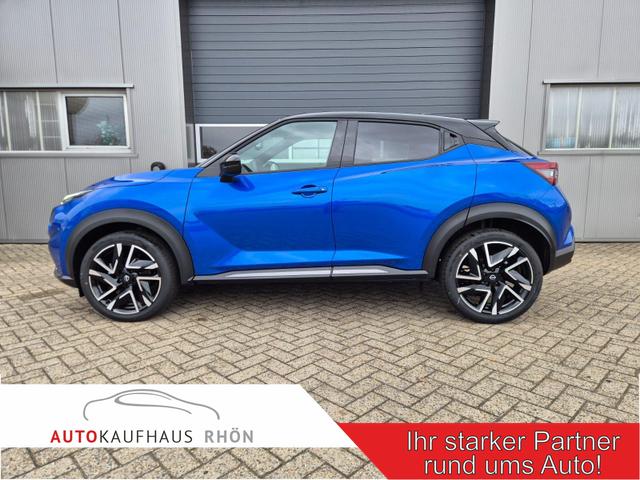 Nissan Juke - 1.0 DIG-T 114PS N-Design Automatik Teil-Leder Klimaautomatik Sitzheizung Lenkradheizung PDC v+h R&uuml;ckf.Kamera Navi 19"LM Bluetooth Touchscreen Apple CarPlay Android Auto