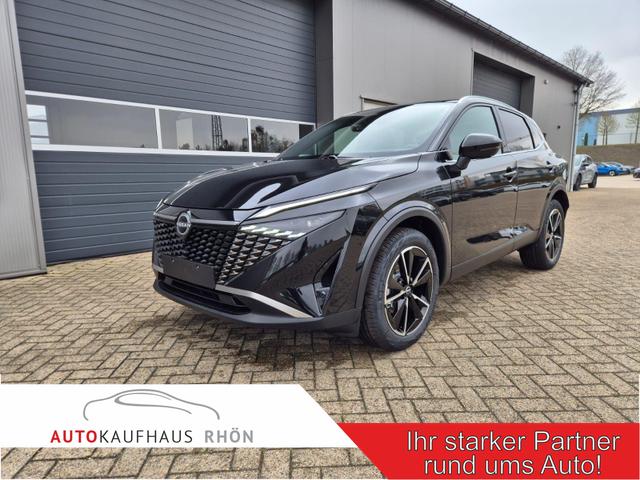 Nissan Qashqai - 1.3 DIG-T MHEV 158 PS X-Tronic Tekna Voll-Leder Klimaautomatik PanoGlasdach Sitzheizung Lenkradheizung Navi Head-Up Display elektr. Heckklappe ACC PDC v+h 360&deg;Kamera DAB Bluetooth Touchscreen Apple CarPlay Android Auto 19"LM