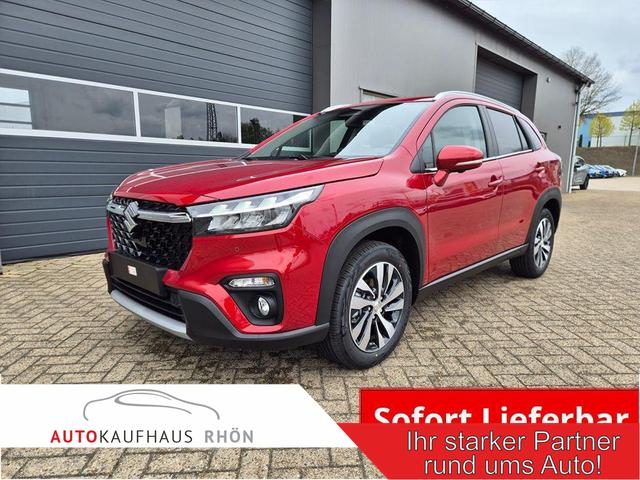 Suzuki S-Cross - Comfort+ 110PS Automatik MHEV 1.4 Boosterjet Teilleder Navi Klimaautomatik Sitzheizung ACC PDC v+h 4x Kamera Suzuki-Radio Apple CarPlay Android Auto Touchscreen 2xKeyless 17-LM