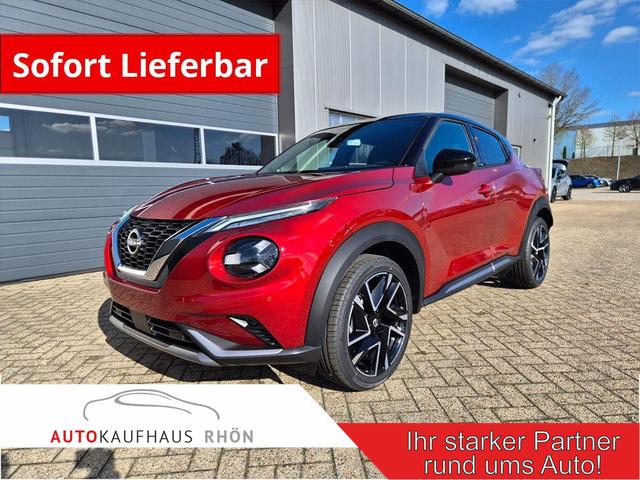 Nissan Juke - 1.0 DIG-T 114PS N-Design Automatik Teil-Leder Klimaautomatik Sitzheizung Lenkradheizung PDC v+h R&uuml;ckf.Kamera Navi 19"LM Bluetooth Touchscreen Apple CarPlay Android Auto