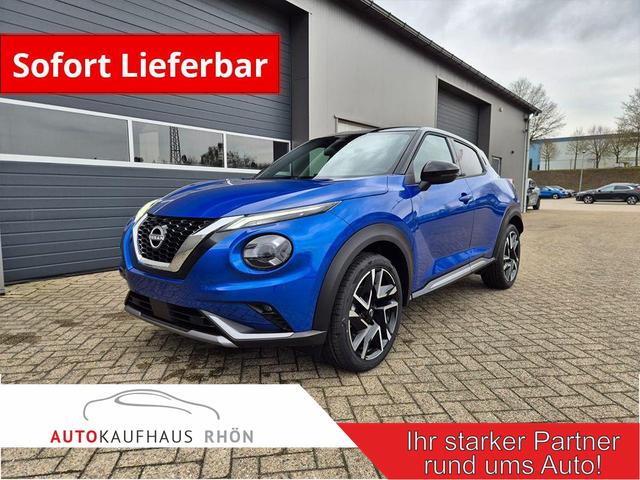 Nissan Juke - 1.0 DIG-T 114PS N-Design Automatik Teil-Leder Klimaautomatik Sitzheizung Lenkradheizung PDC v+h R&uuml;ckf.Kamera Navi 19"LM Bluetooth Touchscreen Apple CarPlay Android Auto