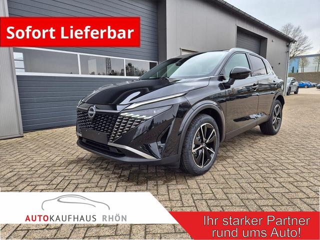 Nissan Qashqai - 1.3 DIG-T MHEV 158 PS X-Tronic Tekna Voll-Leder Klimaautomatik PanoGlasdach Sitzheizung Lenkradheizung Navi Head-Up Display elektr. Heckklappe ACC PDC v+h 360&deg;Kamera DAB Bluetooth Touchscreen Apple CarPlay Android Auto 19"LM