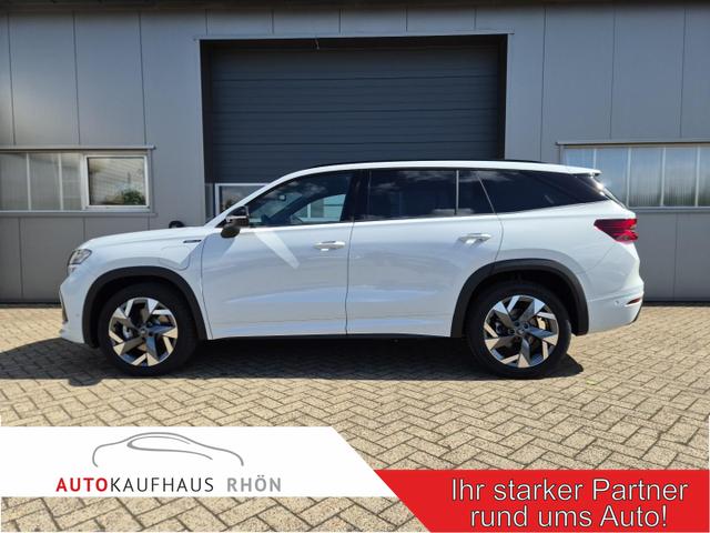 Skoda Kodiaq - Sportline 1.5 TSI 204PS PHEV DSG schwenkb. AHK elektr. PanoDach HUD Alcantara PDC v+h 360&deg;Kamera CANTON Sound Klimaautomatik Sitzheizung Lenkradheizung Navi Apple CarPlay Android Auto 2xKeyless 19"LM vollelektr. Reichweite 116KM