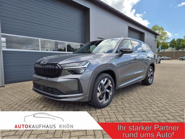 Skoda Kodiaq - Sportline 1.5 TSI 204PS PHEV DSG schwenkb. AHK elektr. PanoDach HUD Alcantara PDC v+h 360&deg;Kamera CANTON Sound Klimaautomatik Sitzheizung Lenkradheizung Navi Apple CarPlay Android Auto 2xKeyless 19"LM vollelektr. Reichweite 116KM