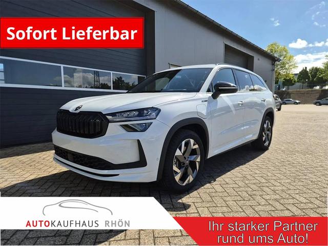 Skoda Kodiaq - Sportline 1.5 TSI 204PS PHEV DSG schwenkb. AHK elektr. PanoDach HUD Alcantara PDC v+h 360&deg;Kamera CANTON Sound Klimaautomatik Sitzheizung Lenkradheizung Navi Apple CarPlay Android Auto 2xKeyless 19"LM vollelektr. Reichweite 116KM