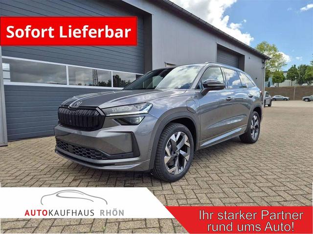 Skoda Kodiaq - Sportline 1.5 TSI 204PS PHEV DSG schwenkb. AHK elektr. PanoDach HUD Alcantara PDC v+h 360&deg;Kamera CANTON Sound Klimaautomatik Sitzheizung Lenkradheizung Navi Apple CarPlay Android Auto 2xKeyless 19"LM vollelektr. Reichweite 116KM
