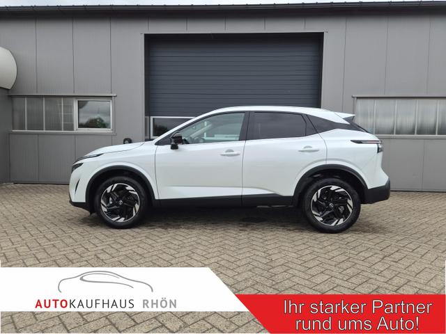 Nissan Qashqai - 1.3 DIG-T MHEV 158 PS X-Tronic N-Connecta Teil-Leder PanoGlasdach Klimaautomatik Sitzheizung Lenkradheizung Navi ACC PDC v+h 360&deg;Kamera DAB Bluetooth Touchscreen Apple CarPlay Android Auto 18"LM