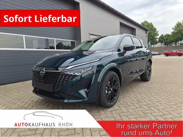 Nissan Qashqai - 1.3 DIG-T MHEV 158 PS X-Tronic N-Design PanoDach Teil-Leder Klimaautomatik Sitzheizung Lenkradheizung Navi ACC PDC v+h 360&deg;Kamera DAB Bluetooth Touchscreen Apple CarPlay Android Auto 19"Zoll