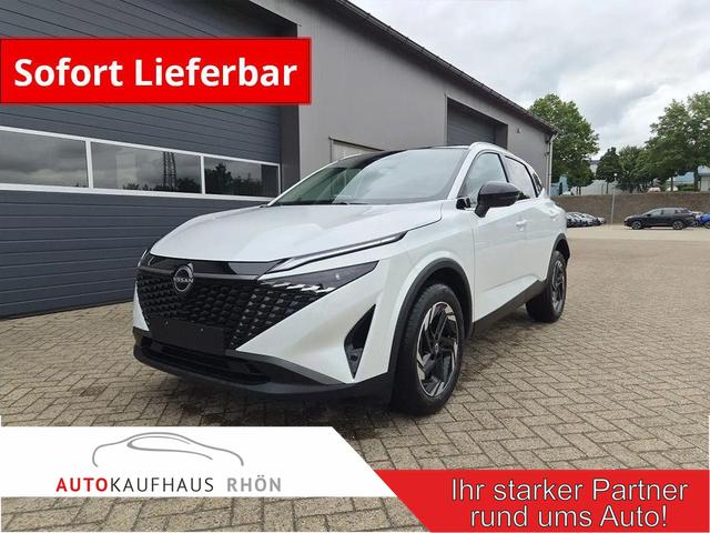 Nissan Qashqai - 1.3 DIG-T MHEV 158 PS X-Tronic N-Connecta Teil-Leder PanoGlasdach Klimaautomatik Sitzheizung Lenkradheizung Navi ACC PDC v+h 360&deg;Kamera DAB Bluetooth Touchscreen Apple CarPlay Android Auto 18"LM