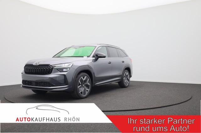 Skoda Kodiaq - Sportline 1.5 TSI 204PS PHEV DSG Sitzheizung v+h Frontscheibe beheizb. 20"LM schwenkb. AHK elektr. PanoDach Alcantara PDC R&uuml;ckf.Kamera Klimaautomatik Lenkradheizung Navi Apple CarPlay Android Auto 2xKeyless vollelektr. Reichweite 116KM