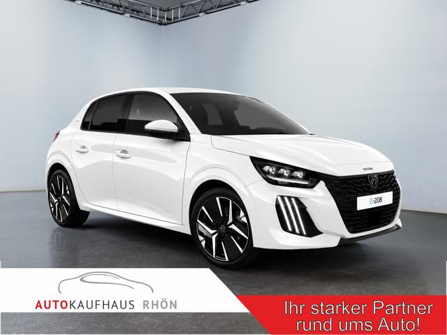 Peugeot e-208 - 54kWh 156PS/115kW GT Pack 2026, 421km WLTP | +17" ALU +Glasdach +RFK +Adaptiver Tempomat +P.Sensor V+H +EL. Fahrersitz +Massage +Apple CarPlay +W&auml;rmepumpe