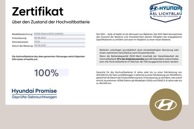 Hyundai KONA Elektro (100kW) ADVANTAGE 