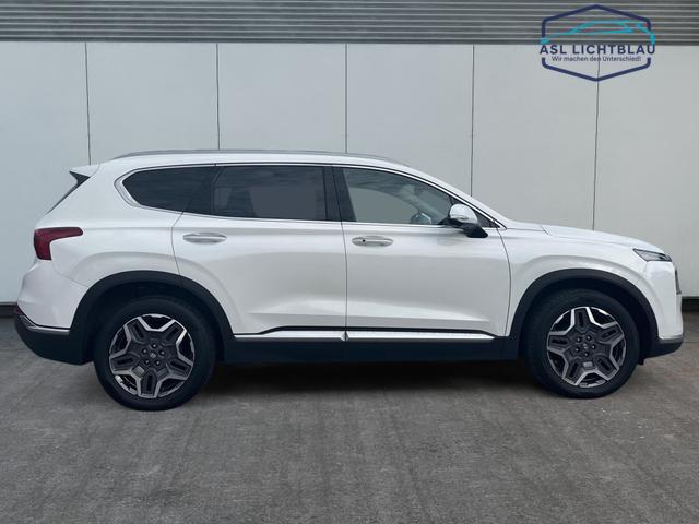 Hyundai / SANTA FE / Weiß / / / Santa Fe HEV 1.6 T-GDi 4WD 6AT PRIME Panoramadach