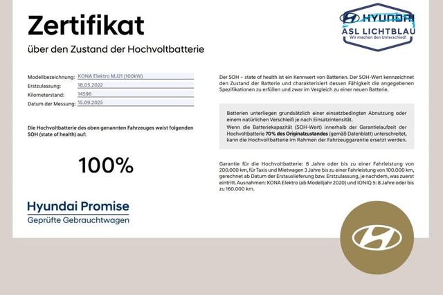 Hyundai KONA Elektro (100kW) Edition 30 Plus-Paket 