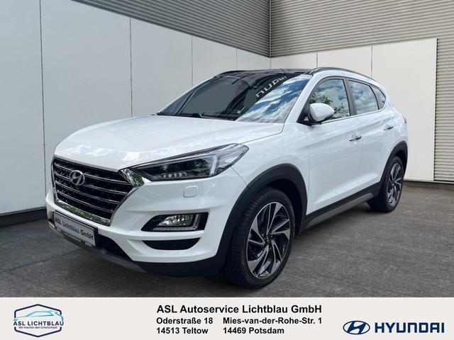 Hyundai TUCSON - FL 1.6 GDi Turbo 7-DCT 2WD PREMIUM Panoramadach, ASCC, Leder-Paket ROT