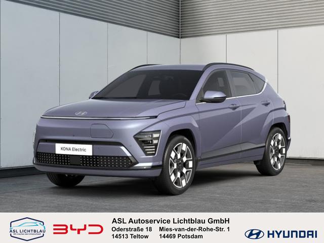Hyundai KONA - Elektro (SX2) 65,4kWh PRIME Sitz-Komfortpaket & Ledersitze, Glas-Schiebedach, Assistenz-Paket, BOSE 19" Alu