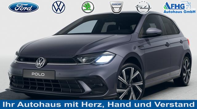 Volkswagen Polo - R-Line Limited 1.0 TSI 95PS, Metallic, 17" Alu, Park Assist inkl. Parksensoren, Rückfahrkamera, Side Assist, Toter-Winkel, Sicht-Paket PLUS, Abgedunkelte Scheiben, ACC, LED, Klima, Radio Ready2Discover, Wireless AppConnect