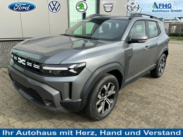 Dacia Duster - Expression 1.2 hybrid-G 150 (BENZIN/LPG) Mild-Hybrid 4x4 (ALLRAD) AUTOMATIK, 17" Alufelgen "TERGAN", Klimaanlage, Rückfahrkamera, Parksensoren hinten, LED-Scheinwerfer, Radio Media 10" + Smartphone-Spiegelung, Armlehne, Dachreling, Tempomat