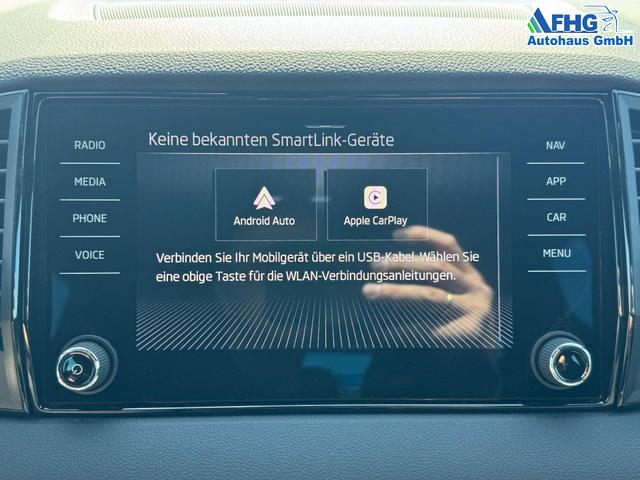 Skoda Karoq Sportline 1,5 TSI DSG 2ZKlima 4x Sitzheizung beheizte Frontscheibe Canton Totewinkel 5J Garantie 