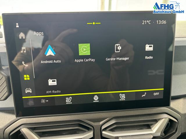 Dacia Duster Expression 1.2 hybrid-G 150 (BENZIN/LPG) Mild-Hybrid 4x4 (ALLRAD) AUTOMATIK, 17" Alufelgen "TERGAN", Klimaanlage, Rückfahrkamera, Parksensoren hinten, LED-Scheinwerfer, Radio Media 10" + Smartphone-Spiegelung, Armlehne, Dachreling, Tempomat 