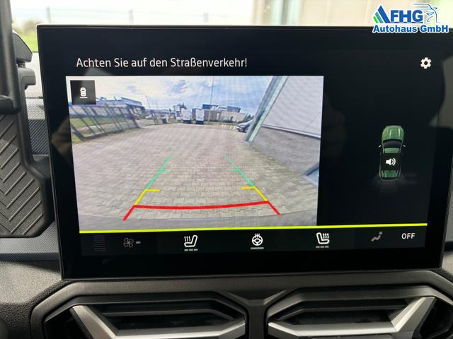 Dacia Duster Expression 1.2 hybrid-G 150 (BENZIN/LPG) Mild-Hybrid 4x4 (ALLRAD) AUTOMATIK, 17" Alufelgen "TERGAN", Klimaanlage, Rückfahrkamera, Parksensoren hinten, LED-Scheinwerfer, Radio Media 10" + Smartphone-Spiegelung, Armlehne, Dachreling, Tempomat 