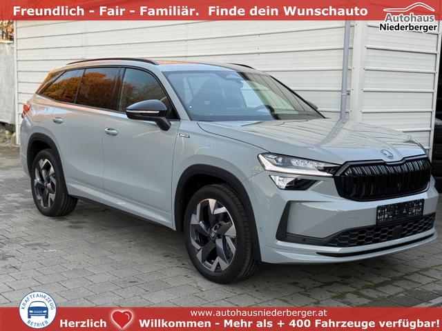 Skoda Kodiaq - Sportline 2.0 TSI DSG 4x4 7Sitzer*AHK*NAVI*SHZ*Matrix*360&deg;*IPA*Keyless*Canton
