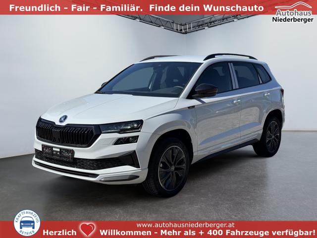 Skoda Karoq - Sportline 1,5 TSI DSG 2ZKlima Sitzheizung el Heckklappe ACC Totewinkel 5J Garantie