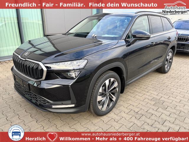 Skoda Kodiaq - Selection 1.5 TSI mHEV 150PS DSG, 3J. Garantie, STANDHEIZUNG, 19" Alu, MATRIX-LED, NAVI 13", Alarm, Anhängerkupplung, Elektr. Heckklappe, ACC, 3Z-Climatronic, KESSY, Sitzheizung, Parksensoren v/h, Kamera, Fahrersitz elektr/Memory, Lederlenkrad beheizt, Virtual Coc