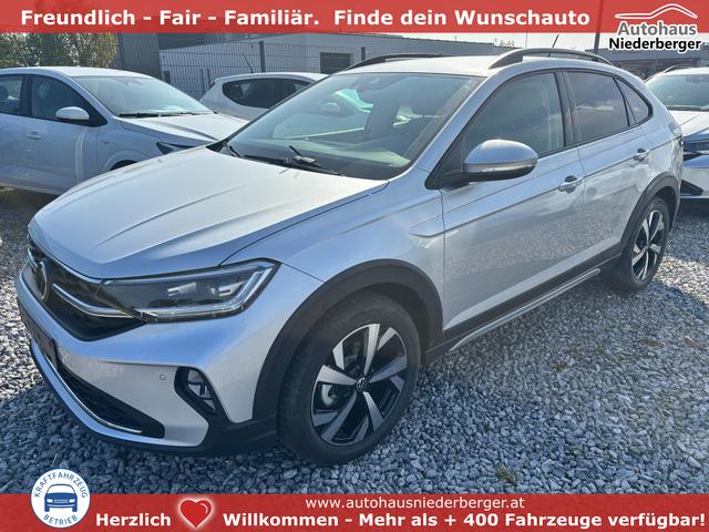 Volkswagen Taigo - LIFE 1.5 TSI 150PS DSG/AUTOMATIK, Silber-Metallic, 17" Alu Aberdeen, MATRIX-LED, Sitzheizung, Climatronic, Parksensoren vorn/hinten, Rückfahrkamera, Radio Ready2Discover + Wireless App-Connect, Keyless Access, Licht-/Sicht, Privacy-Glas, M-Lederlenkrad