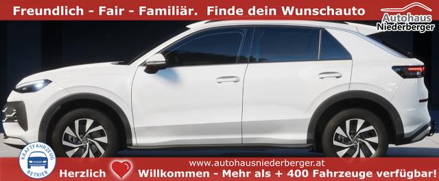 Volkswagen T-Roc - LIFE 1.5 eTSI 116PS DSG (AUTOMATIK), Pure-White, ANHÄNGERKUPPLUNG, WINTER-PAKET, PRIVACY, 16" Alu, ACC, Climatronic, Rückfahrkamera, Parksensoren vorne/hinten, Radio 12,9" + Wireless App-Connect, Toter-Winkel-Warner, M-Lederlenkrad, LED-Scheinwerfer