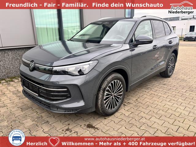 Volkswagen Tiguan - LIFE 1.5 eTSI 150PS DSG, Grau-Metallic, 18" Alu NAPOLI, LED-PLUS-SCHEINWERFER, ELEKTR. HECKKLAPPE, KEYLESS ACCESS, PRIVACY-GLAS, DACHRELING, WINTER-PAKET, ACC, Park Assist, Parksensoren, Kamera, 3-Zonen-Climatronic, Radio/Wireless App-Connect, Digitales Cockpi