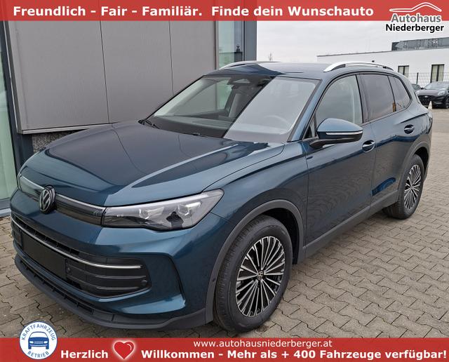Volkswagen Tiguan - LIFE 1.5 eTSI 150PS DSG, Blau-Metallic, 18" Alu NAPOLI, LED-PLUS-SCHEINWERFER, ELEKTR. HECKKLAPPE, KEYLESS ACCESS, PRIVACY-GLAS, DACHRELING, WINTER-PAKET, ACC, Park Assist, Parksensoren, Kamera, 3-Zonen-Climatronic, Radio/Wireless App-Connect, Digitales Cockpi