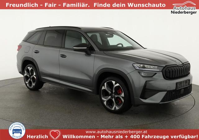 Skoda Kodiaq - 2.0 TSI 195 kW 4x4 RS DSG 4x4, 7-Sitzer, Pano, AHK, Canton, HuD, 5-J Garantie