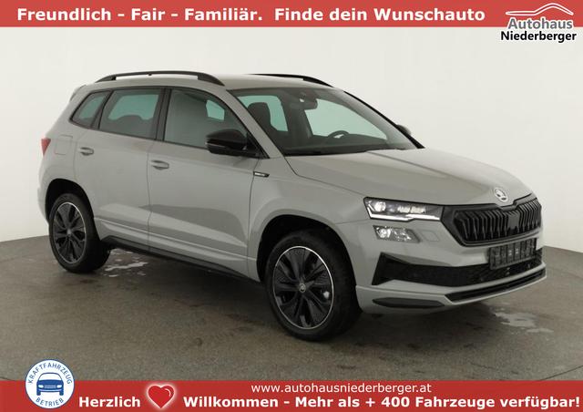 Skoda Karoq - Sportline 1.5 TSI DSG Sportline, AHK, Navi, Matrix, Kamera, el. Klappe, 5-J. Garantie