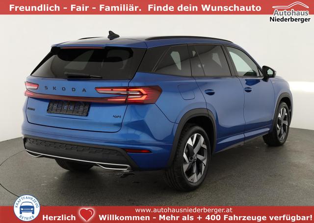 Skoda Kodiaq - 2.0 TDI 142 kW 4x4 Sportline DSG Sportline, AHK, Navi, Matrix, el. Klappe, Side, 19-Zoll, 4-J Garantie