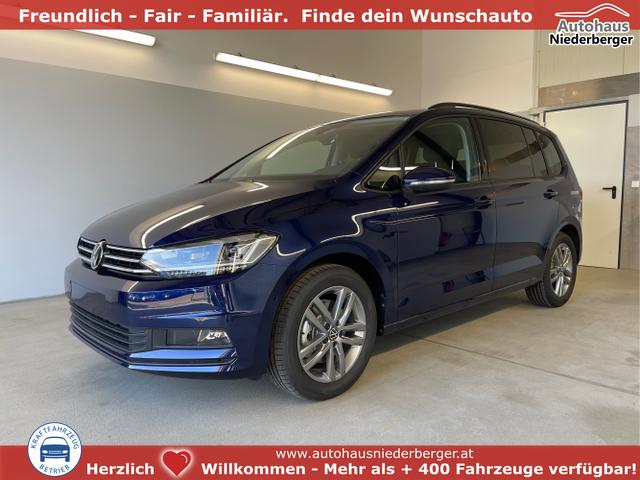 Volkswagen Touran - Comfortline 150PS 7Si+IQ.Light+TrailerAss+Cam+Navi+Kamera+Alarm+Kessy+App-Connect