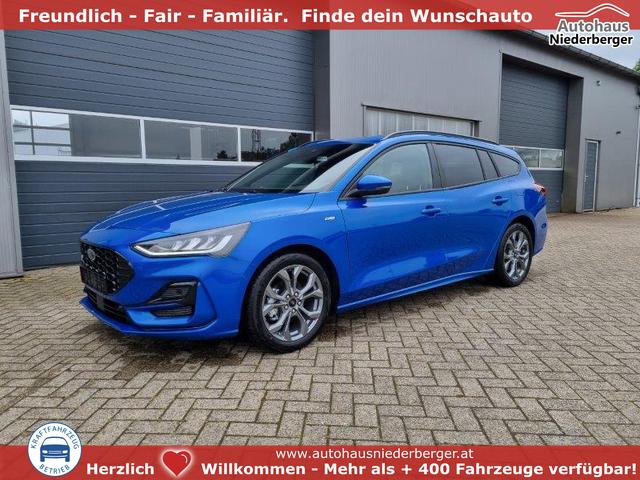 Ford Focus Turnier - 1.0 125PS ST-Line Winterpaket Rückf.Kamera Klimaautomatik Sitzheizung Lenkradheizung Frontscheibe beheizb. Ford-Navi SYNC 4 DAB+ Bluetooth Apple Carplay Android Auto PDC v+h Keyless