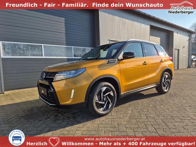 Suzuki Vitara - 1.4 Boosterjet 129PS Hybrid Comfort+ Teilleder mit Alcantara Navi Klimaautomatik Sitzheizung ACC PDC v+h Rückf.Kamera Suzuki-Radio Apple CarPlay Android Auto Touchscreen 2xKeyless 17-LM