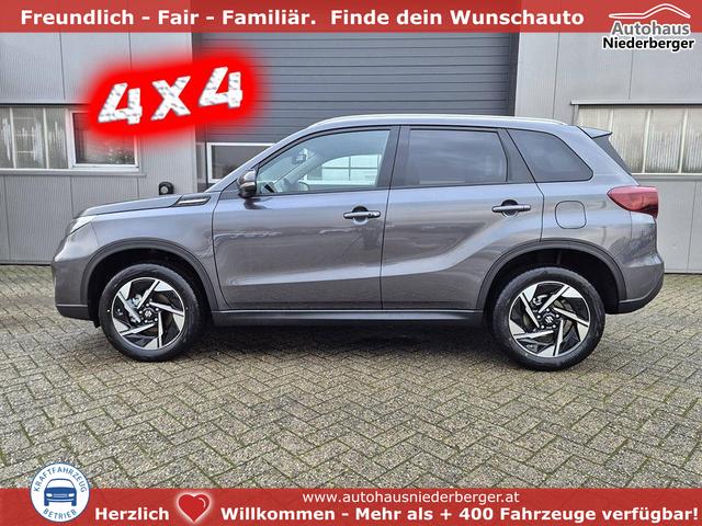 Suzuki Vitara - Comfort+ 110PS Automatik MHEV 4x4 ALLGRIP 1.4 Boosterjet Allrad Teilleder Navi Klimaautomatik Sitzheizung ACC PDC v+h Rückf.Kamera Suzuki-Radio Apple CarPlay Android Auto Touchscreen 2xKeyless 17-LM