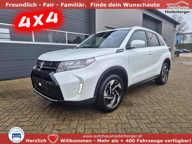 Suzuki Vitara - Comfort+ 110PS Automatik MHEV 4x4 ALLGRIP 1.4 Boosterjet Allrad Teilleder Navi Klimaautomatik Sitzheizung ACC PDC v+h Rückf.Kamera Suzuki-Radio Apple CarPlay Android Auto Touchscreen 2xKeyless 17-LM