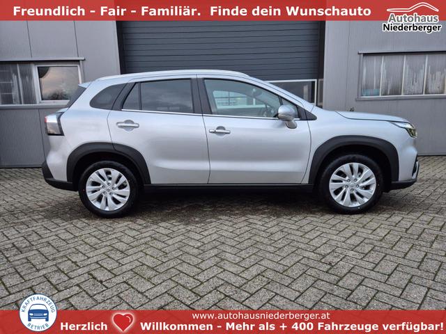 Suzuki S-Cross - Comfort 110PS Automatik MHEV 1.4 Boosterjet Navi Klimaautomatik Sitzheizung ACC PDC v+h R&uuml;ckf.Kamera Suzuki-Radio Apple CarPlay Android Auto Touchscreen 2xKeyless 17-LM