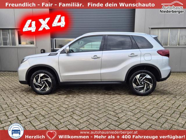Suzuki Vitara - Comfort+ 110PS Automatik MHEV 4x4 ALLGRIP 1.4 Boosterjet Allrad Teilleder Navi Klimaautomatik Sitzheizung ACC PDC v+h R&uuml;ckf.Kamera Suzuki-Radio Apple CarPlay Android Auto Touchscreen 2xKeyless 17-LM