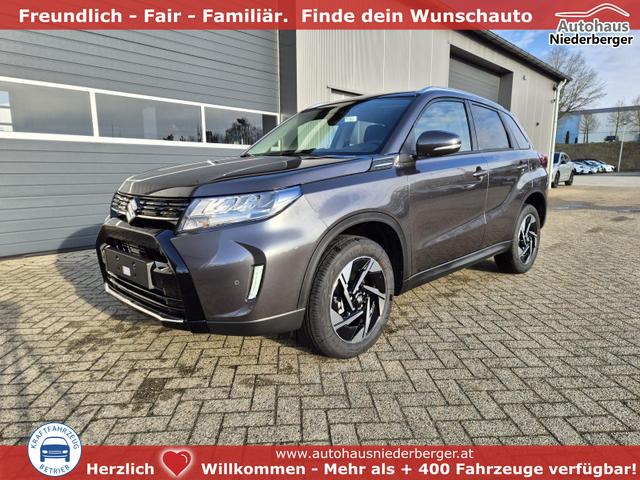 Suzuki Vitara - Comfort+ 110PS Automatik MHEV 1.4 Boosterjet Teilleder Navi Klimaautomatik Sitzheizung ACC PDC v+h R&uuml;ckf.Kamera Suzuki-Radio Apple CarPlay Android Auto Touchscreen 2xKeyless 17-LM