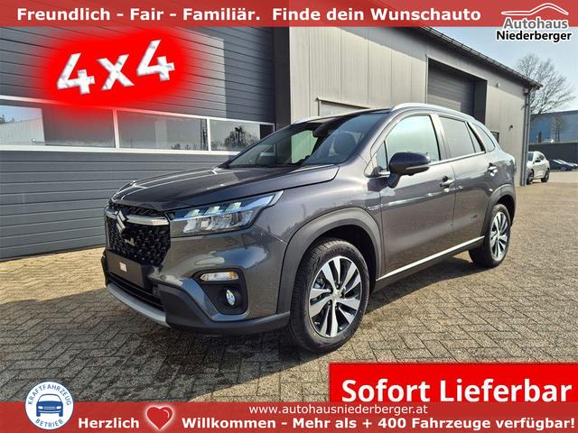 Suzuki S-Cross - Comfort+ 110PS MHEV 4x4 ALLGRIP 1.4 Boosterjet Teilleder Navi Klimaautomatik Sitzheizung ACC PDC v+h 4x Kamera Suzuki-Radio Apple CarPlay Android Auto Touchscreen 2xKeyless 17-LM
